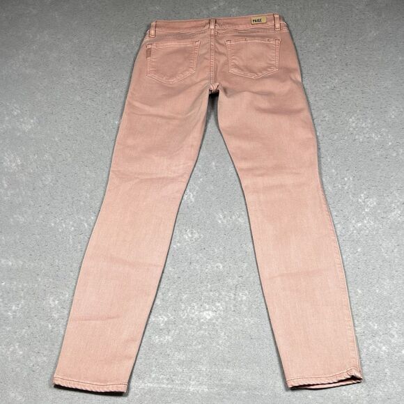 Paige Jeans Womens Size 28 Faded Petal Pink Verdugo Ankle Jeans Pockets - Picture 8 of 15